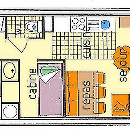 아파트 Confortable Aux Saisies - 4/6 Pers, 38m², Sud, Balcon - Fr-1-293-197